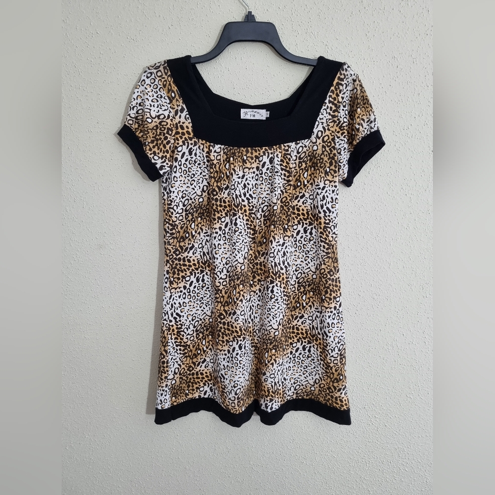Romance FM Women's Dress Leopard Print Mini. Size S. - Picture 9 of 9